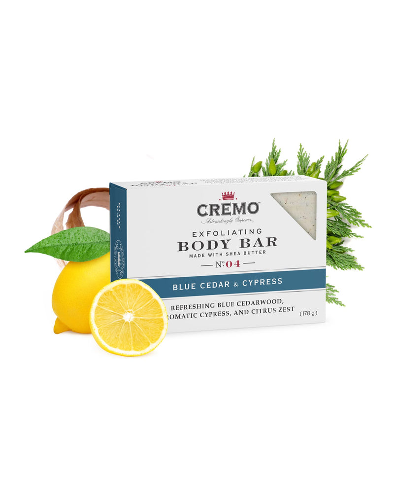 Blue Cedar & Cypress Exfoliating Body Bar
