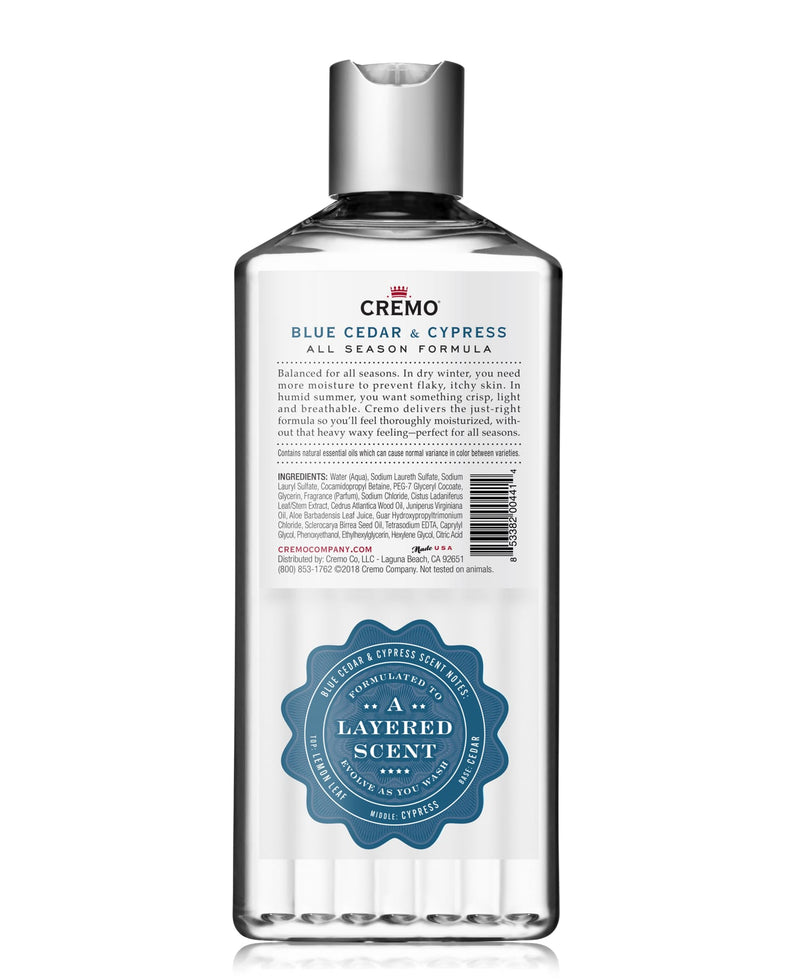 Blue Cedar & Cypress Body Wash