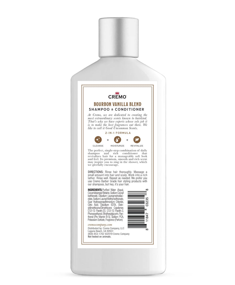 2-in-1 Bourbon Vanilla Shampoo & Conditioner