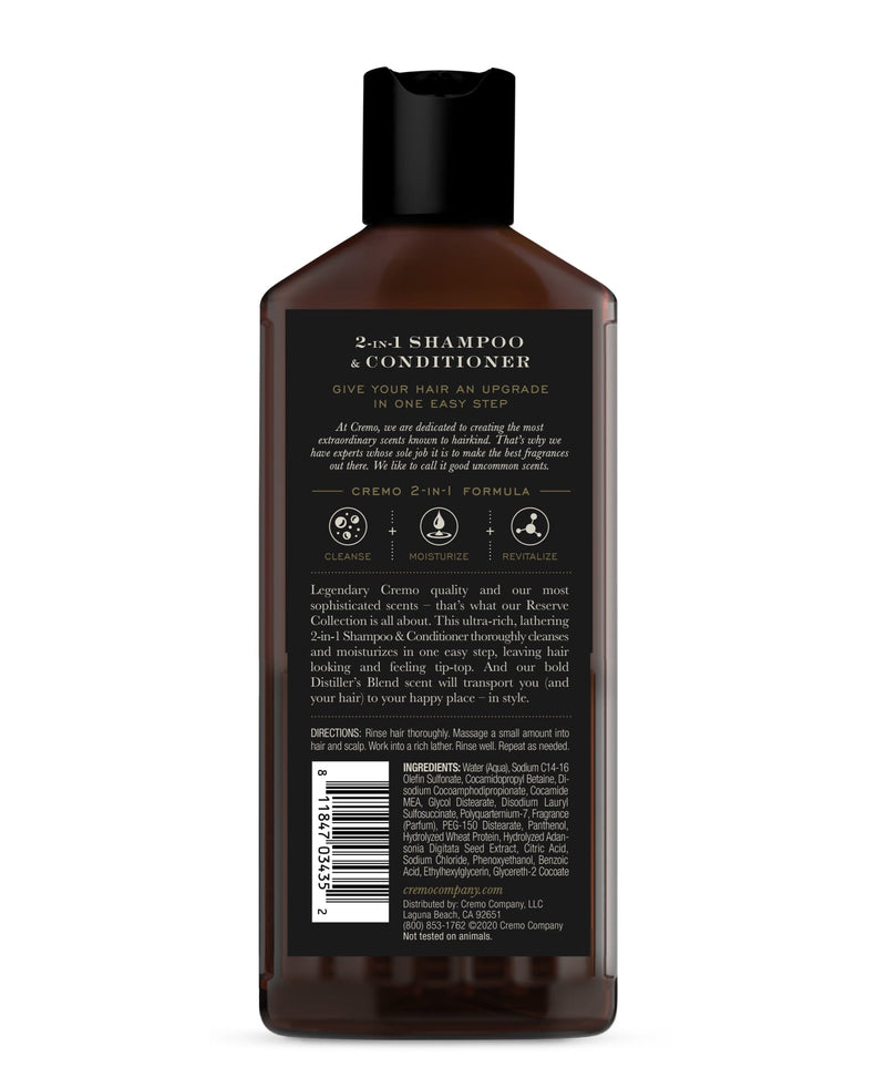 2-in-1 Distiller's Blend (Reserve Collection) Shampoo & Conditioner